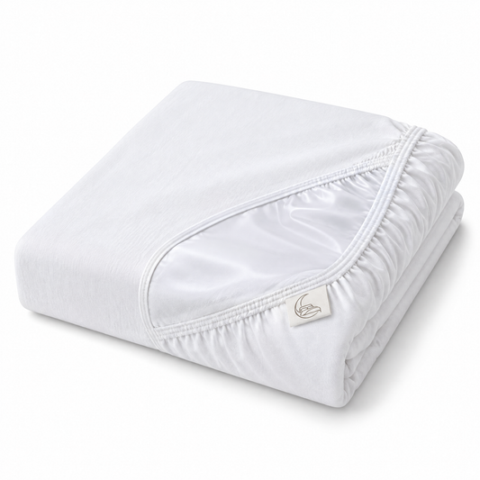Velmoraeqw™ PureGuard Fitted Mattress Protector – Soft Surface Bed Cover with Elasticized Deep-Pocket Skirt
